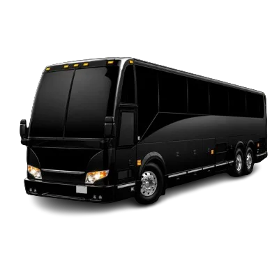 Coach bus for large group travel